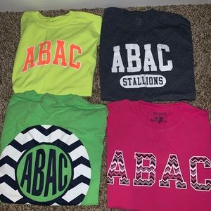 ABAC College T shirts